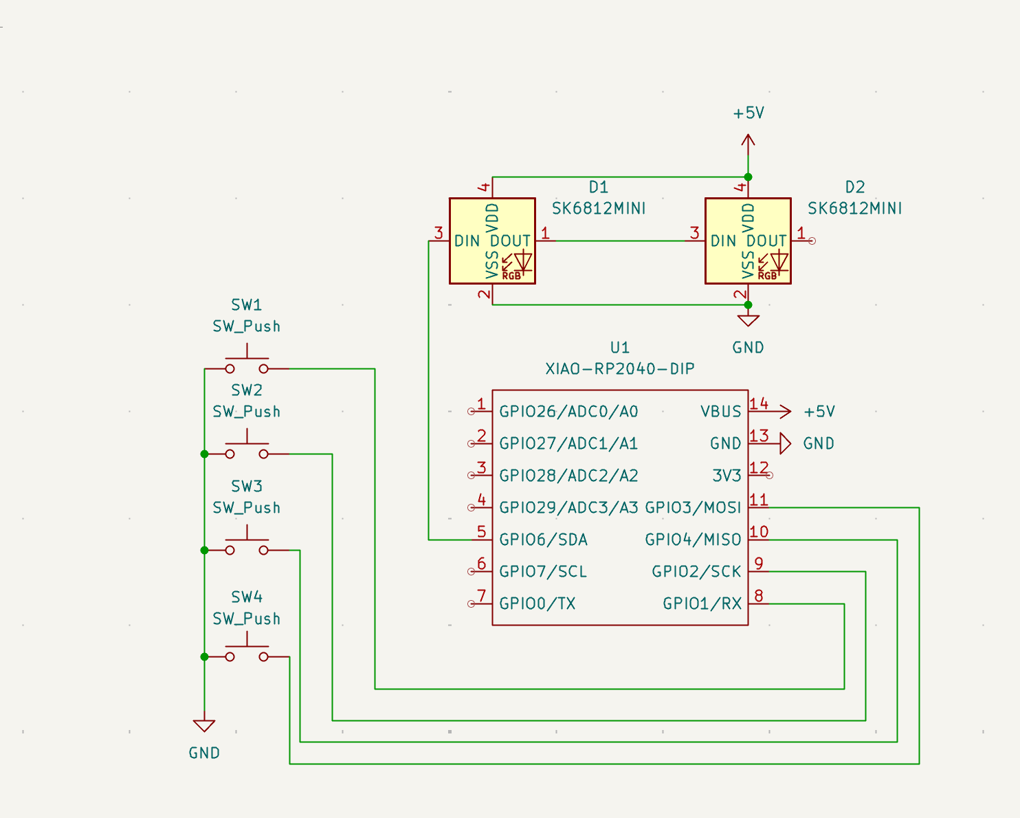 Macropad schematic